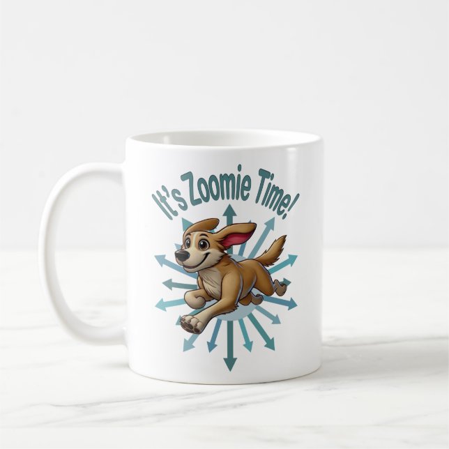 Mug Zoomie Time Medium Tan Mutt (Gauche)