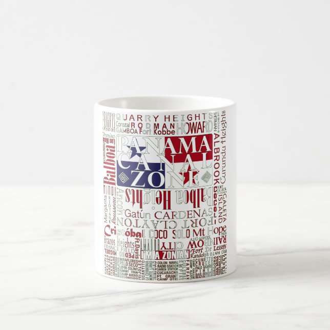 Mug ZPC - Zone du canal de Panama avec des couleurs (Centre)