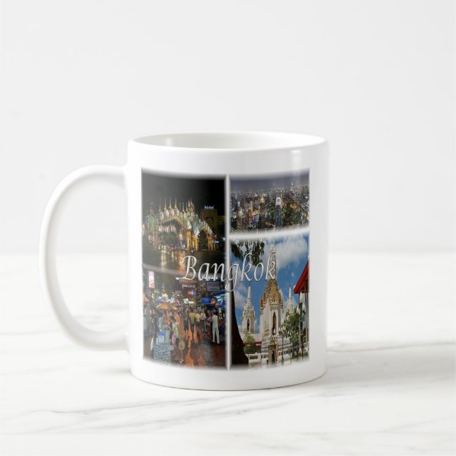 Mug zTH008 mosaïque de BANGKOK, Thaïlande, Asie, (Gauche)