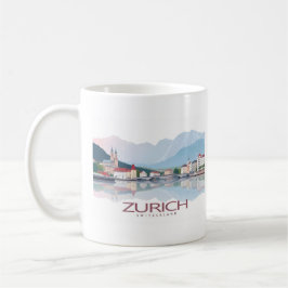 Mug Zurich Suisse Lac Zurich Pastel Travel