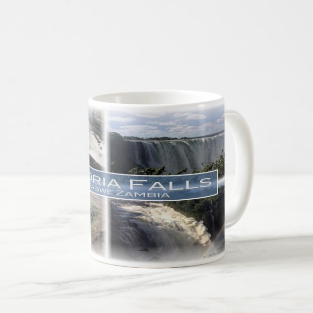 Mug ZW Zimbabwe - Zambie - Chutes Victoria - (Devant droit)