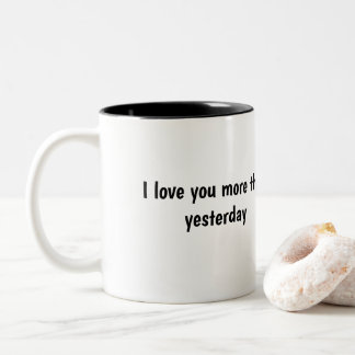 mug zweifarbige tasse
