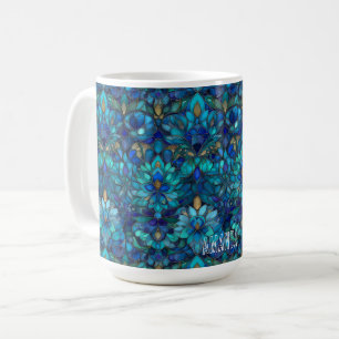 MugAnpassbare Muster für festgehaltenes Glas Kaffeetasse