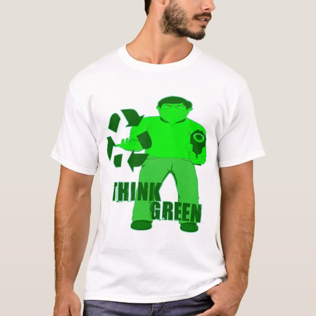 MUGGIN HAUBE -- Der grüne Räuber T-Shirt (Vorderseite)
