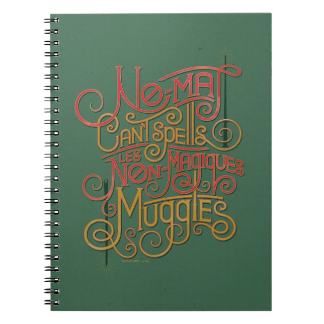 MUGGLE™ Lokalisierte Übersetzungen Grafik Notizblock (Vorderseite)