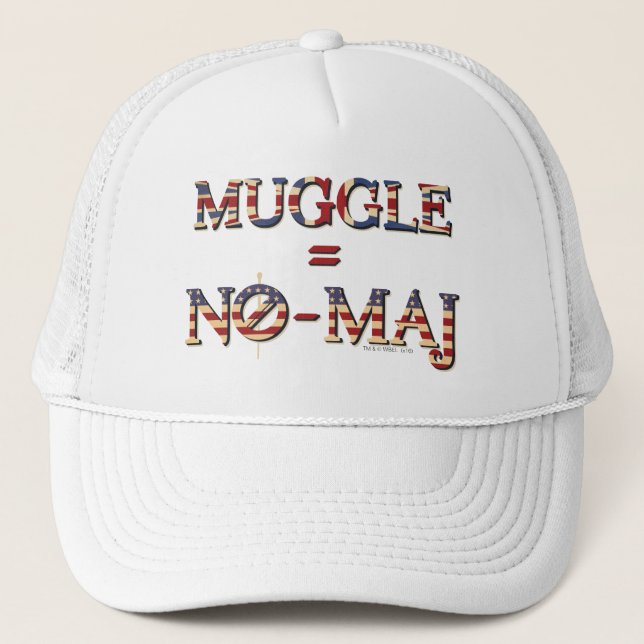 MUGGLE™ = NO-MAJ™ TRUCKERKAPPE (Vorderseite)