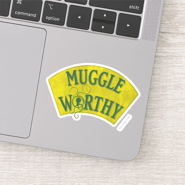 MUGGLE WORTHY™ AUFKLEBER (Detail)