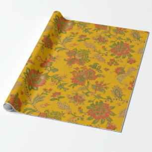 Mughal Art Motive und grenzt an textilen digitalen Geschenkpapier