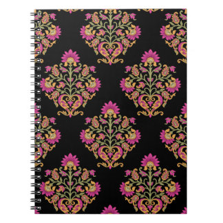 Mughal-blumen-paisley, nahtloses Design. Notizblock