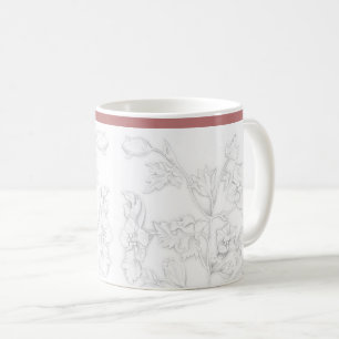 Mughal-Design auf einem klassischen Becher Kaffeetasse