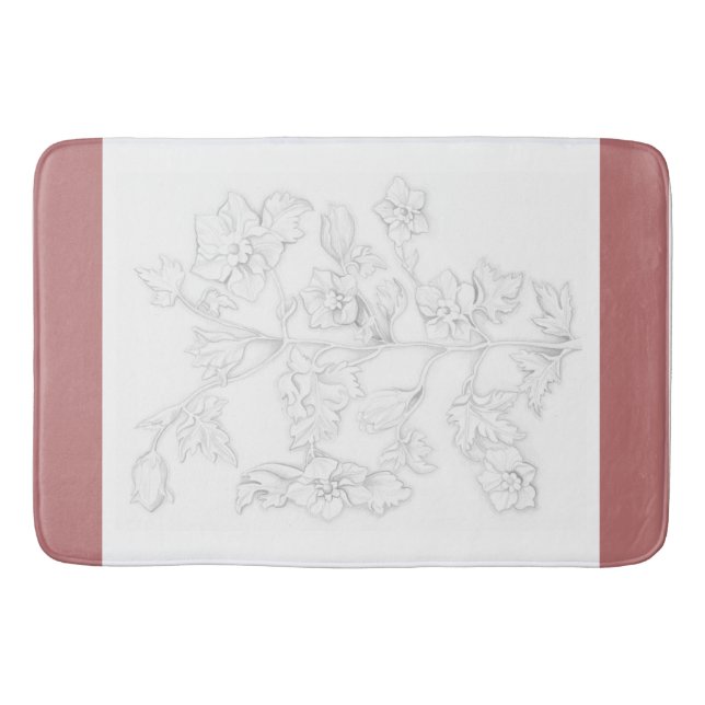 Mughal Design on a Bath Mat Badematte (Vorderseite)