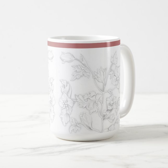 Mughal Design on a Classic Mug (15 oz) Kaffeetasse (VorderseiteRechts)