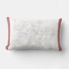 Mughal Design on a Lumbar Pillow Lendenkissen
