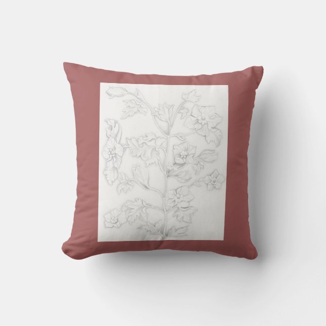 Mughal Design on a Pillow Kissen (Vorderseite)