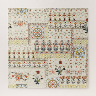 Mughal Floral Paisley: Ethnic Digital Elegance.