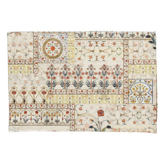 Mughal Floral Paisley: Ethnic Digital Elegance. Kissenbezug