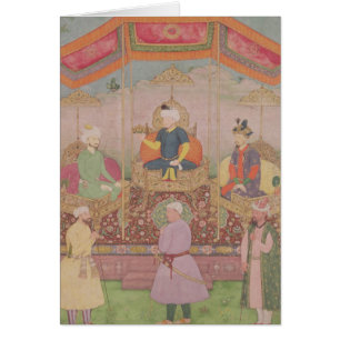 Mughal Kaiser Babur und sein Sohn, Humayan