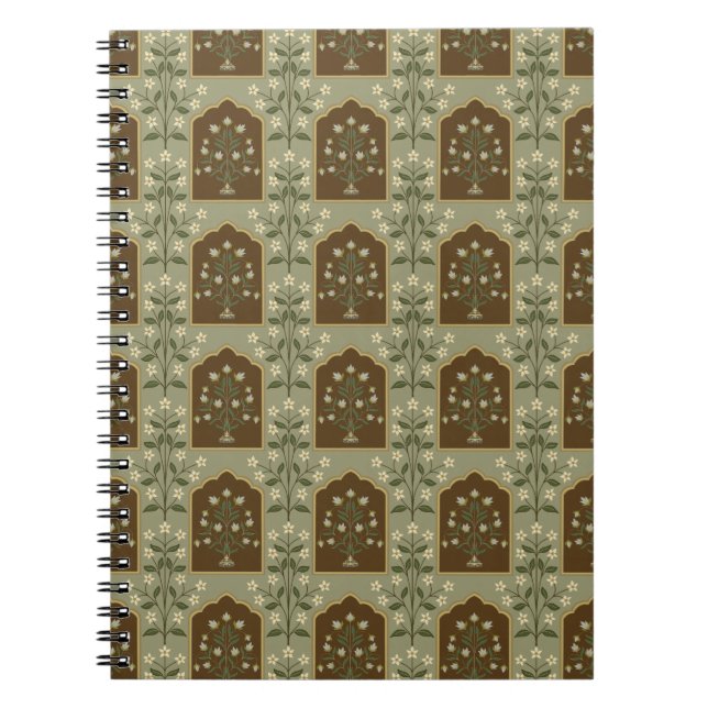 Mughal-Muster Notizblock (Vorderseite)