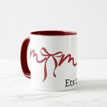 MugMama Schleifen-Tasse 2026 Süßes Geschenk für Ma