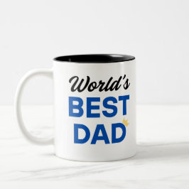 MugMug - der beste Vater der Welt Zweifarbige Tasse