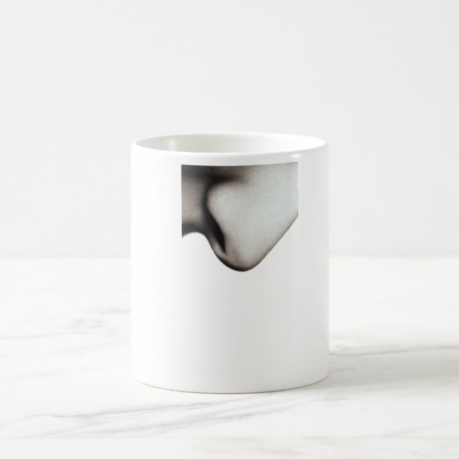 Mugnose Nosemug Nosejob (linkshändig) Kaffeetasse (Mittel)