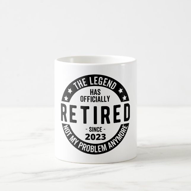 Mugpenred, 2023, Party für den Ruhestand, Kaffeetasse (Mittel)