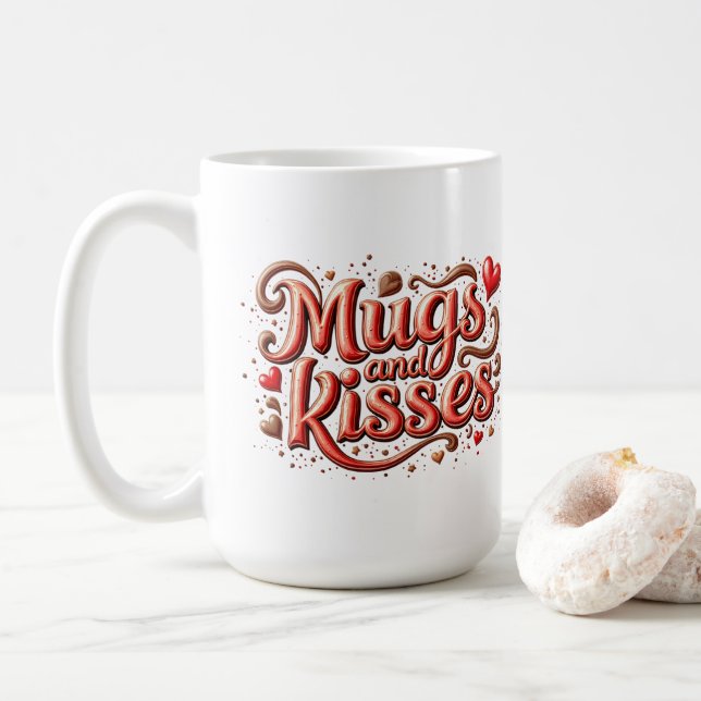 Mugs and Kisses Gift Mug (Avec donut)