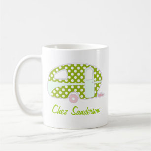 Mugs Artistiques Personnalisés de Caravane Rétro