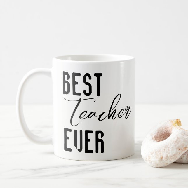 Mugs Best Teacher Ever Kaffeetasse (Mit Donut)