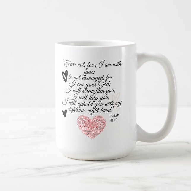 Mugs chrétiens, mug vers la Bible, Don pour le bap (Droite)