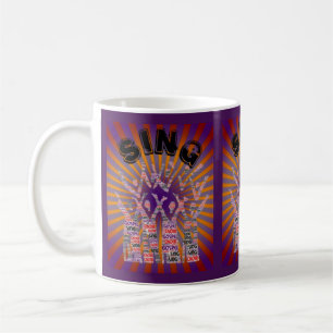 Mugs de café Chanter Gospel Musique Chorale Purple