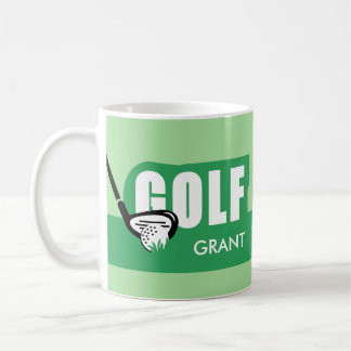 Mugs de café de golf