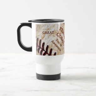 Mugs de coach de baseball vintage personnalisés Vo