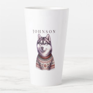 Mugs de vacances personnalisés, Husky sibérien fes