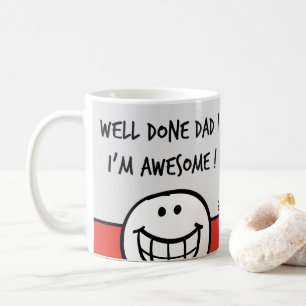 Mugs drôles pour papa Fête des pères Meilleur papa