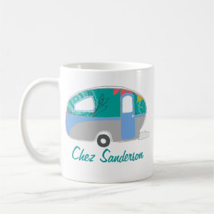 Mugs en Art Personnalisés de Caravane Rétro