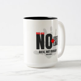 Mugs for thinking and expressing yourself zweifarbige tasse