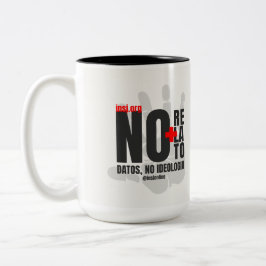 Mugs for thinking and expressing yourself zweifarbige tasse