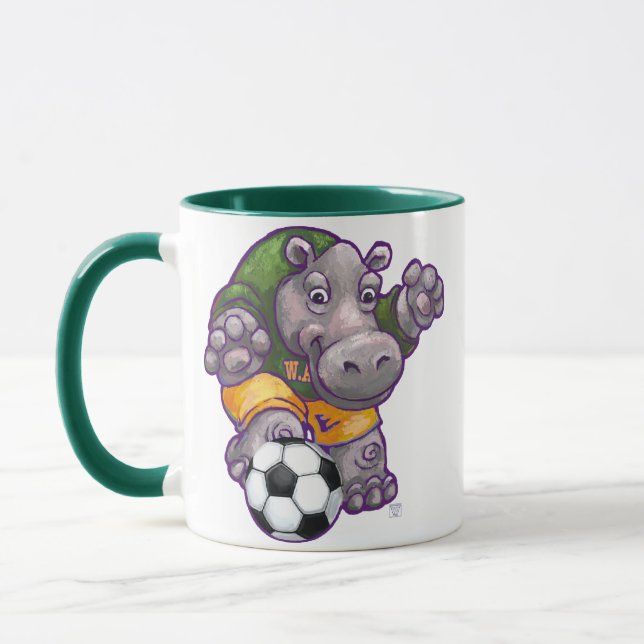 Mugs Hippo de football (Gauche)