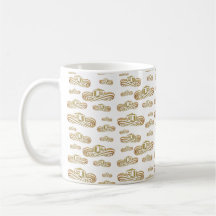 Mugs motif feuille d'or Sombrero Vueltiao