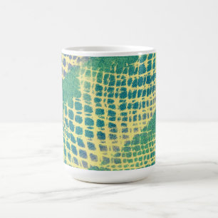 Mugs Motifs Abstraits bleu vert pourpre