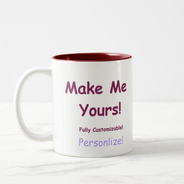 Mugs personnalisés dans une variété de styles de t (Gauche)