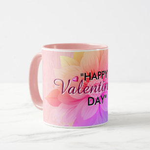 Mugs pour la Saint-Valentin - Cœur rouge rose pers