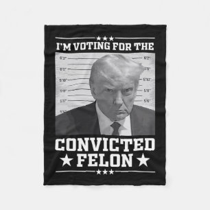 Mugshot-Abstimmung für den Felon Trump 2024 Trump  Fleecedecke