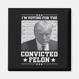 Mugshot-Abstimmung für den Felon Trump 2024 Trump Magnet