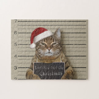 Mugshot Cat Christmas