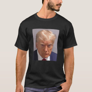 Mugshot Trump Wahl 24 Präsident USA Amerika Re T-Shirt