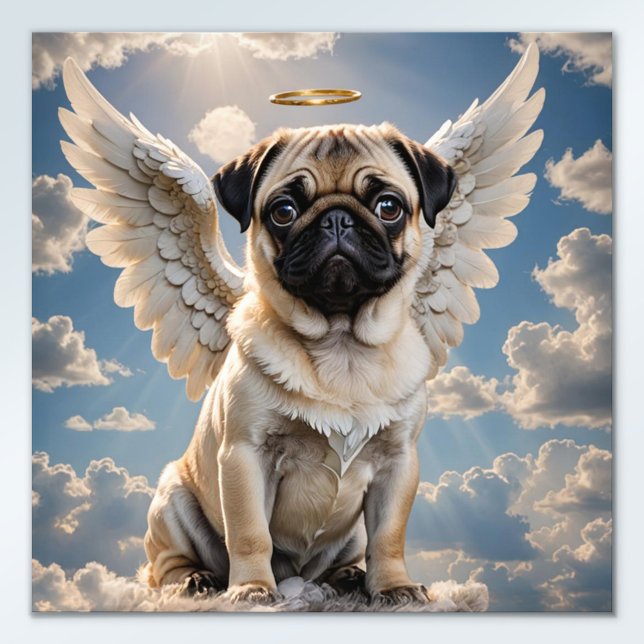 Mugsy der Mops Einters Dog Heaven Fotodruck (Von Creator hochgeladen)