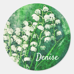 Muguet Sceaux Personnalisés Autocollants