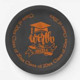 Mühe - Orange Pappteller